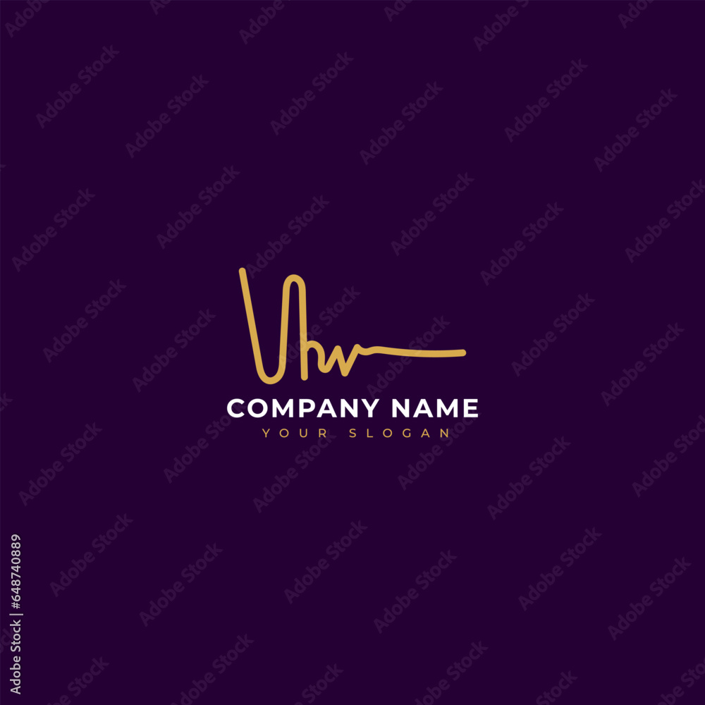 Nw Initial signature logo vector design Nw Initial signature logo vector design