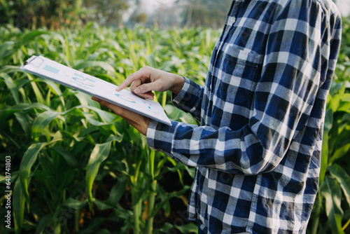 Agriculturist utilize the core data network in the Internet from the mobile to validate, test, and select the new crop method. Young farmers and tobacco farming