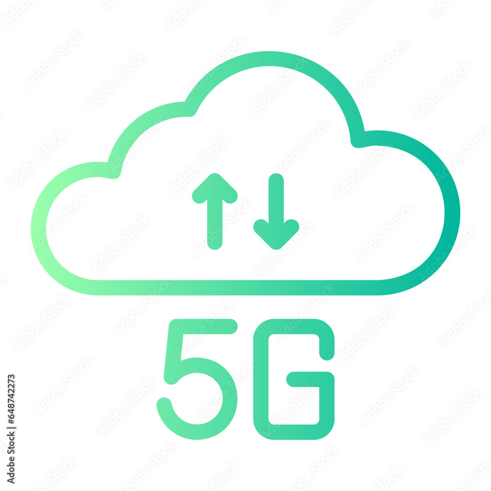 cloud gradient icon cloud gradient icon