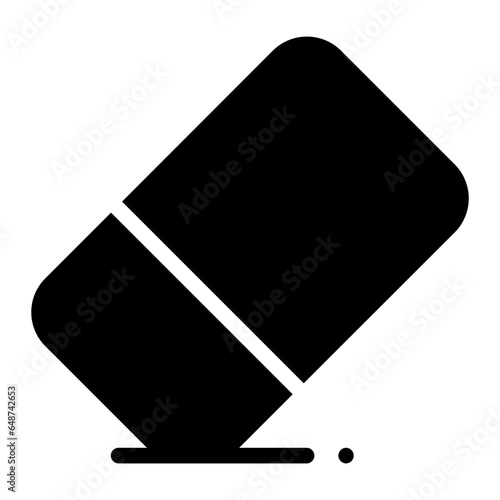 eraser glyph icon