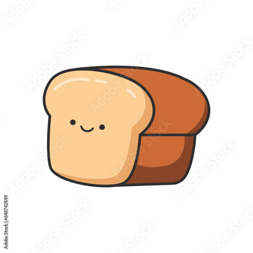 Bread doodle icon. Cartoon illustration of bread doodle icon for web design