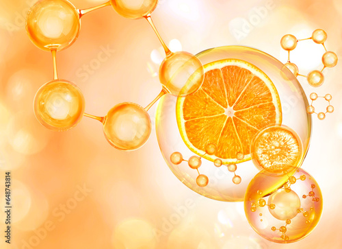 Foto orange serum