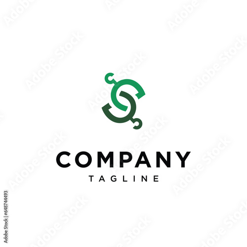 
Letter S laundry logo icon vector template.eps