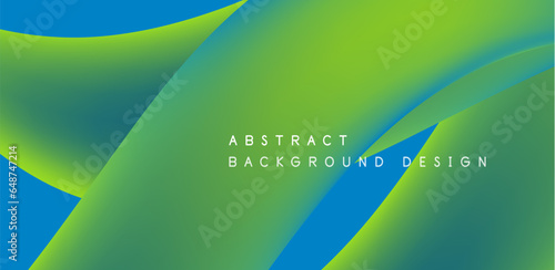 Abstract vector backdrop with fluid, geometric elements. Harmonious blend of form and color, evoking dynamic and captivating visual landscape for wallpaper, banner, background, landing page