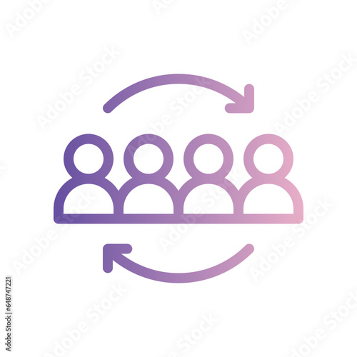 synergy gradient icon