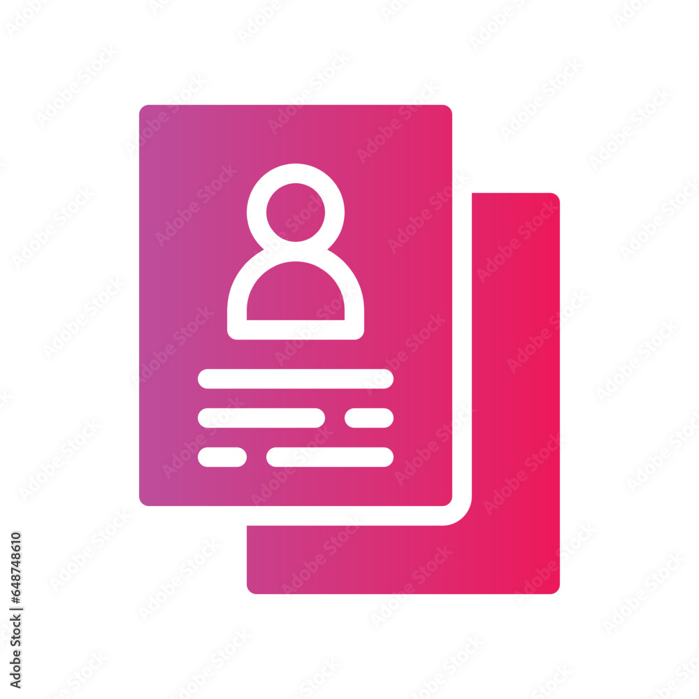 recruitment flat gradient icon recruitment flat gradient icon