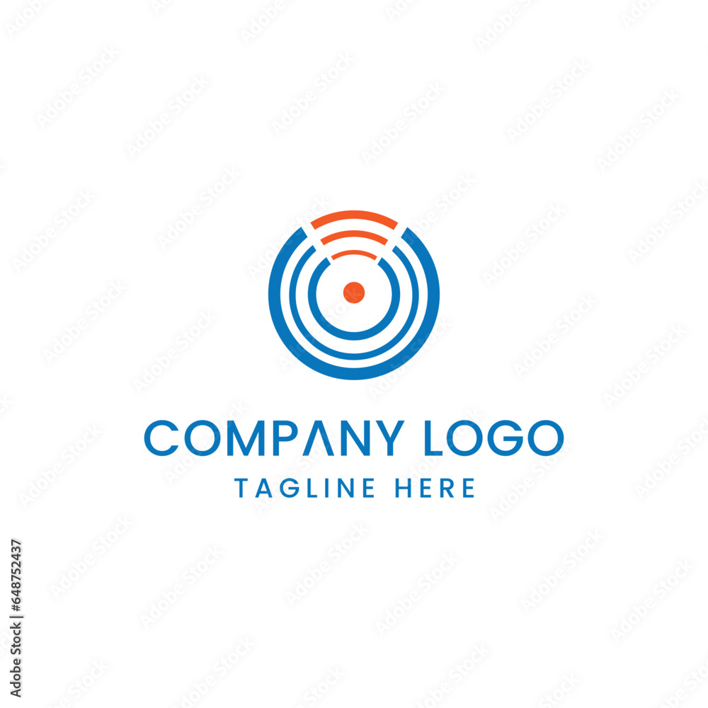 Wi-Fi speaker  Logo Design Outstanding Creative Modern Symbol Sign 