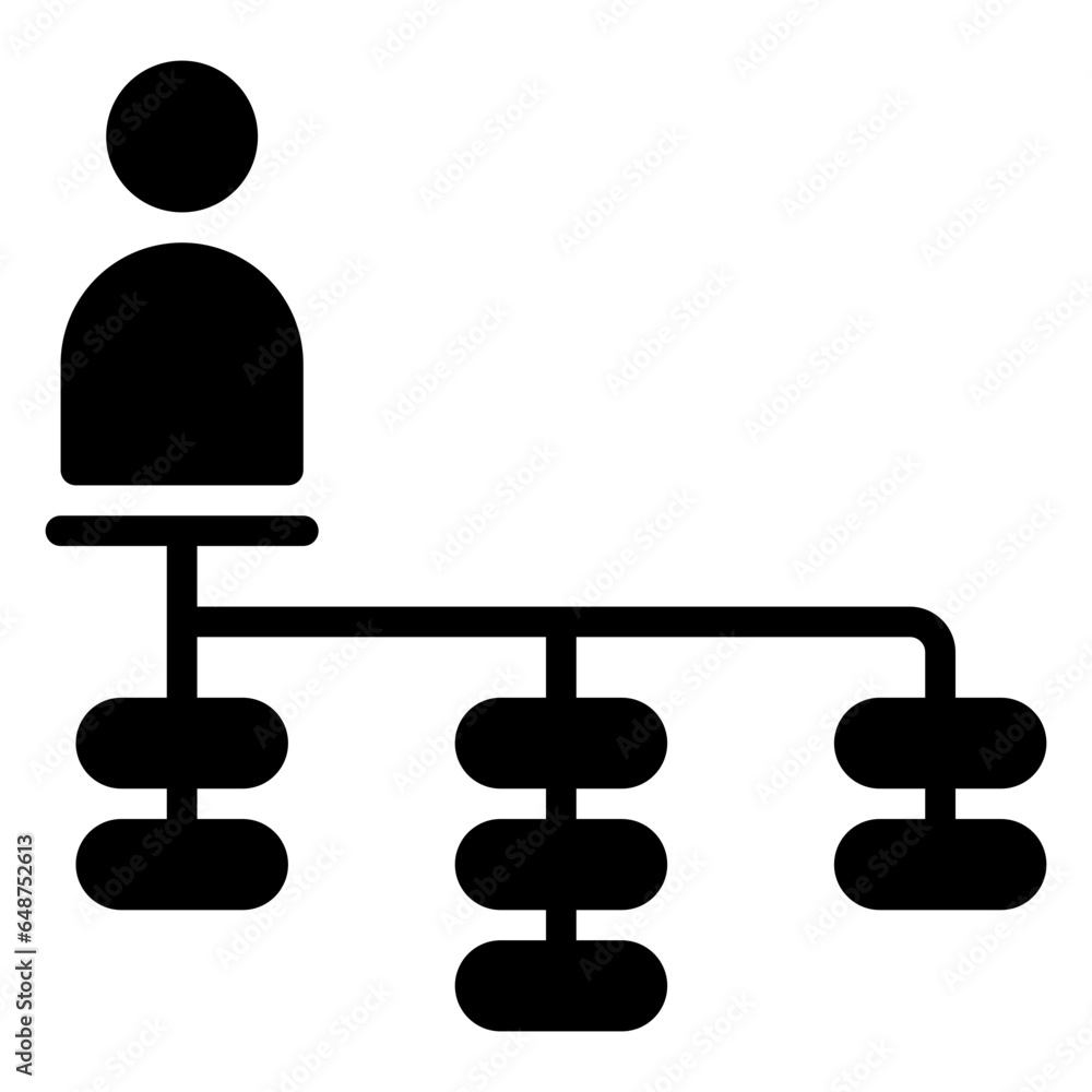 organization icon, glyph icon style organization icon, glyph icon style