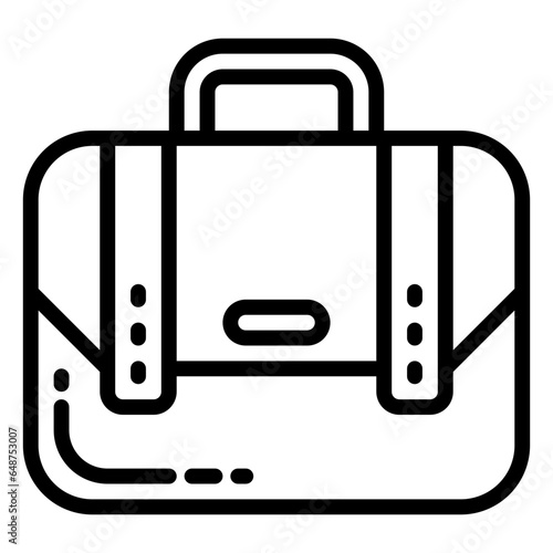 briefcase icon, line icon style