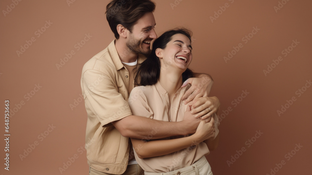 portrait of happy married couple portrait of happy married couple