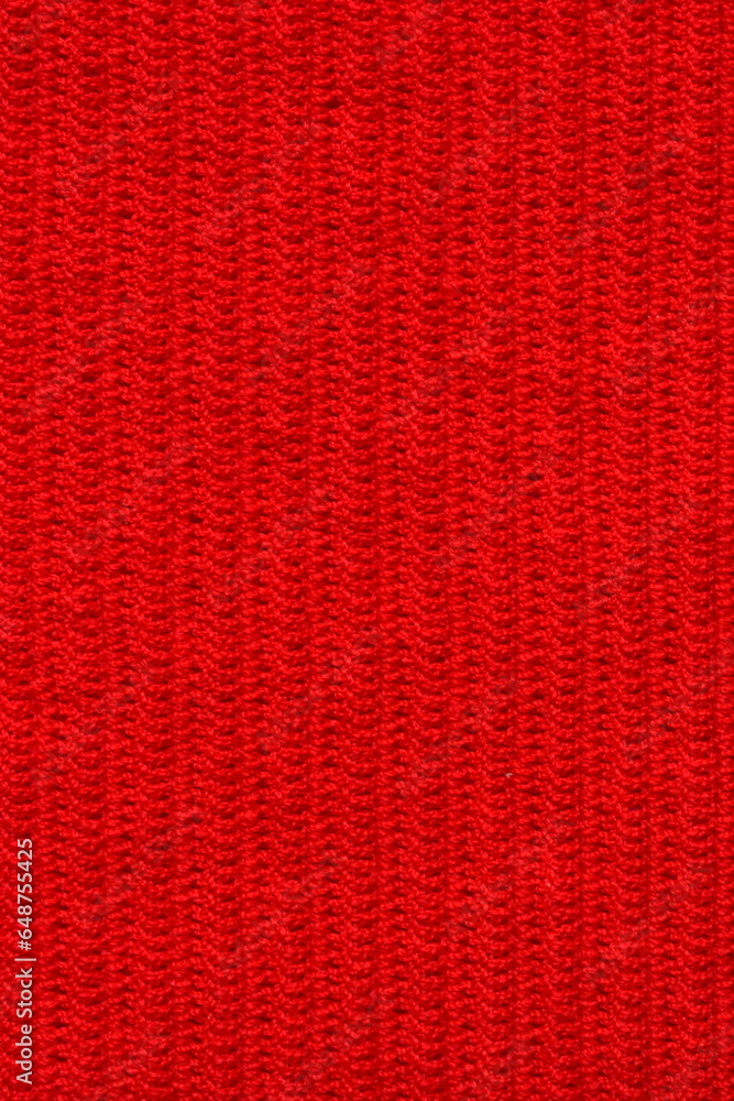 texture of red wool knitted yarn, woolen fabric background texture of red wool knitted yarn, woolen fabric background