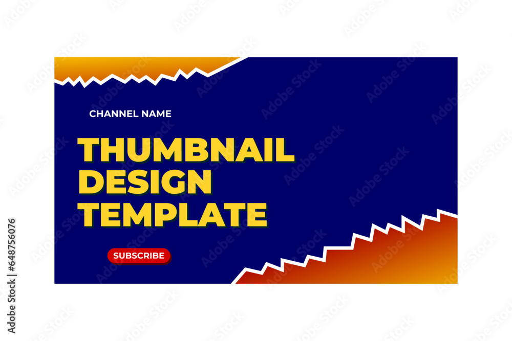 Fototapeta premium youtube thumbnail template