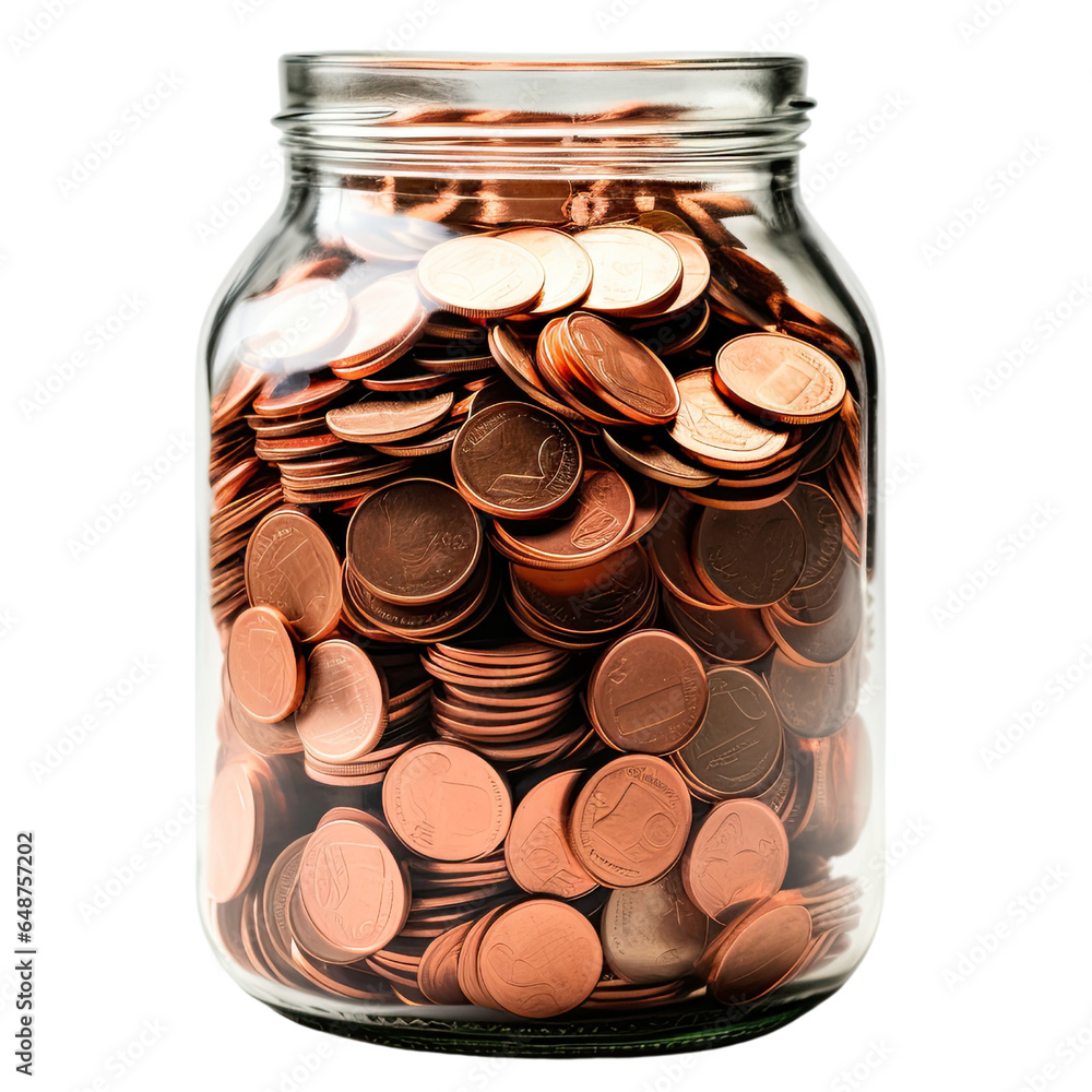 jar with coins , illustration artwork graphic design. jar with coins , illustration artwork graphic design.