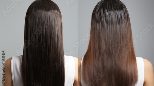 After nourishing the hair with shampoo or serum Repair damaged hair follicles