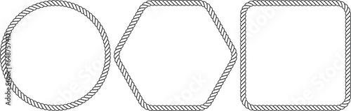 Sett icon rope frame