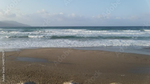 beach in the morning, crete, greek