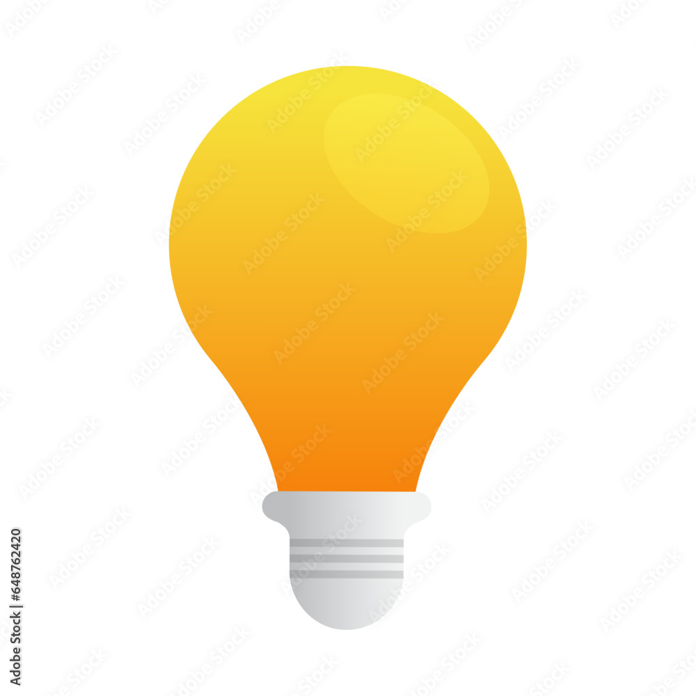 Vector bulb on white background Vector bulb on white background