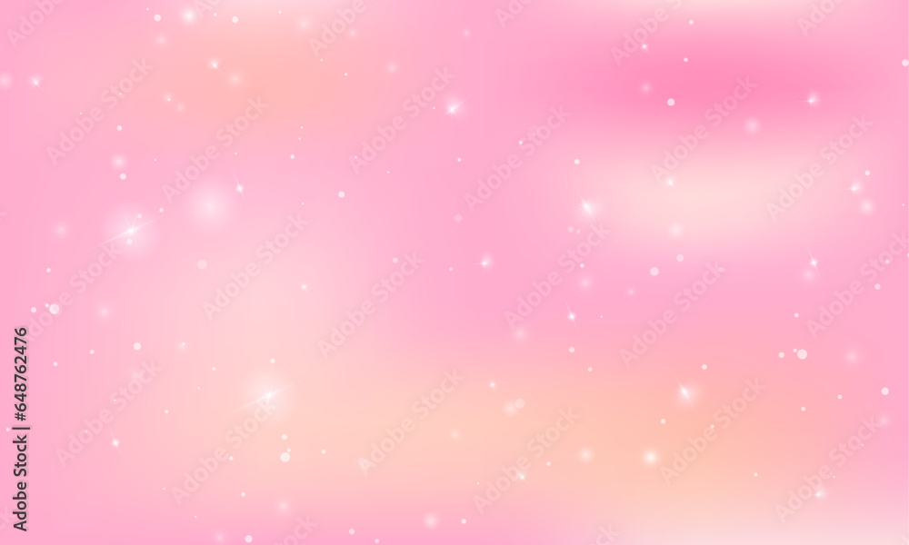Vector elegant pink sparkle bokeh light background design