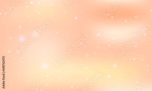 Vector elegant Orange sparkle bokeh light background design