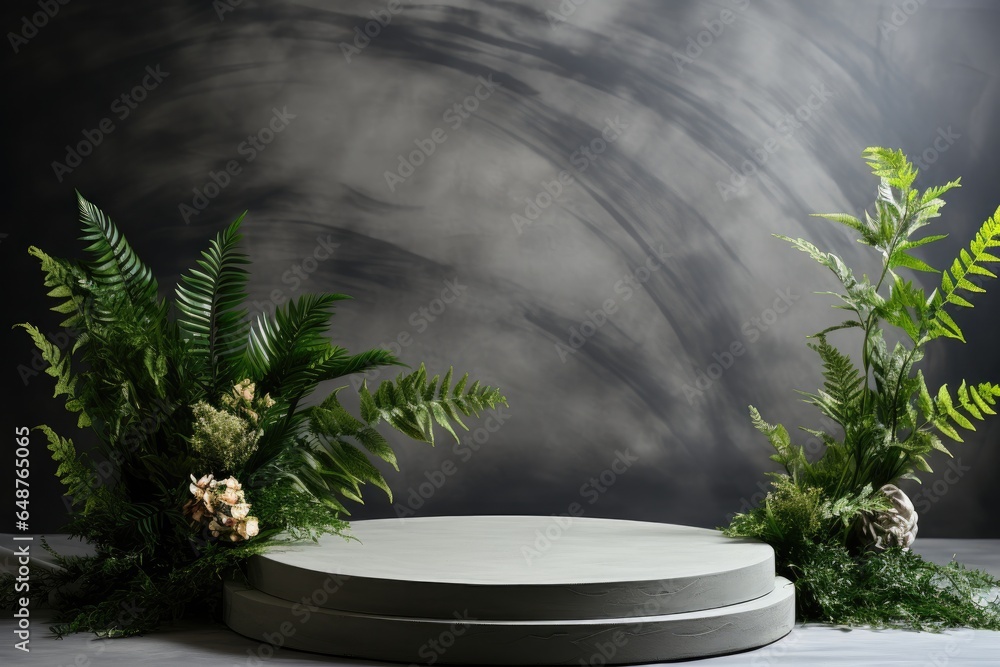 Blank product podium display Blank product podium display