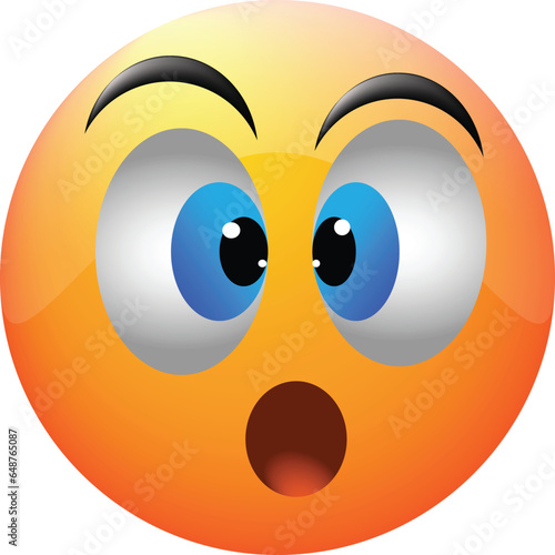 shocked panic emoticon