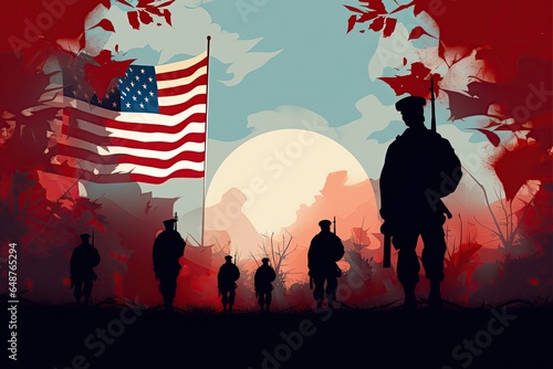 Veterans Day  is observed on November 11th each year to honor and celebrate military veterans United States Armed Forces.Generated with AI