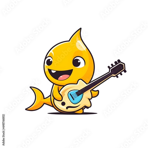 Cute Chibi Cartoon AI Generate Design Illustration