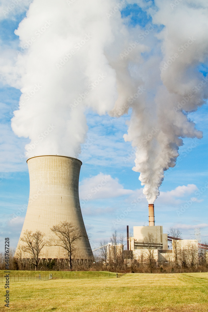 Emissions from a Coal Burning Power plant in rural America Emissions from a Coal Burning Power plant in rural America