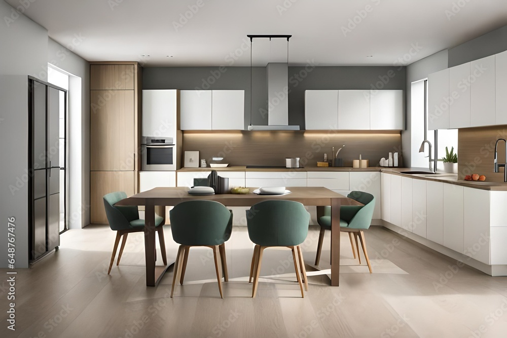 Fototapeta premium modern dining room