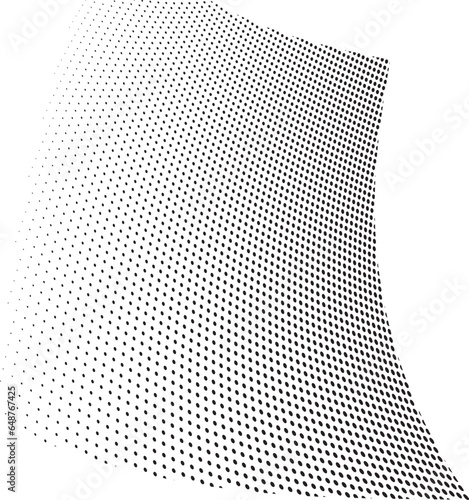 Free vector circular halftone dots vector background White background with black round halftone design 