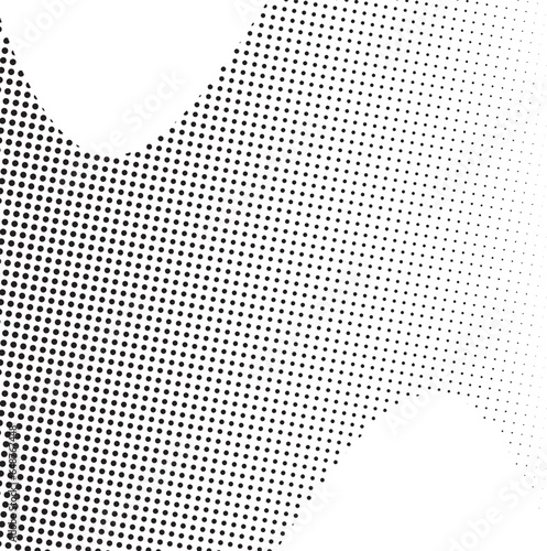 Free vector circular halftone dots vector background
White background with black round halftone design
