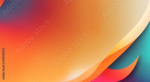 Abstract Colorfull Gradient Smooth Wave Motion Background