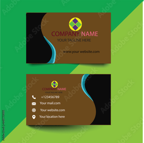   New business card  print reedy business card template photo