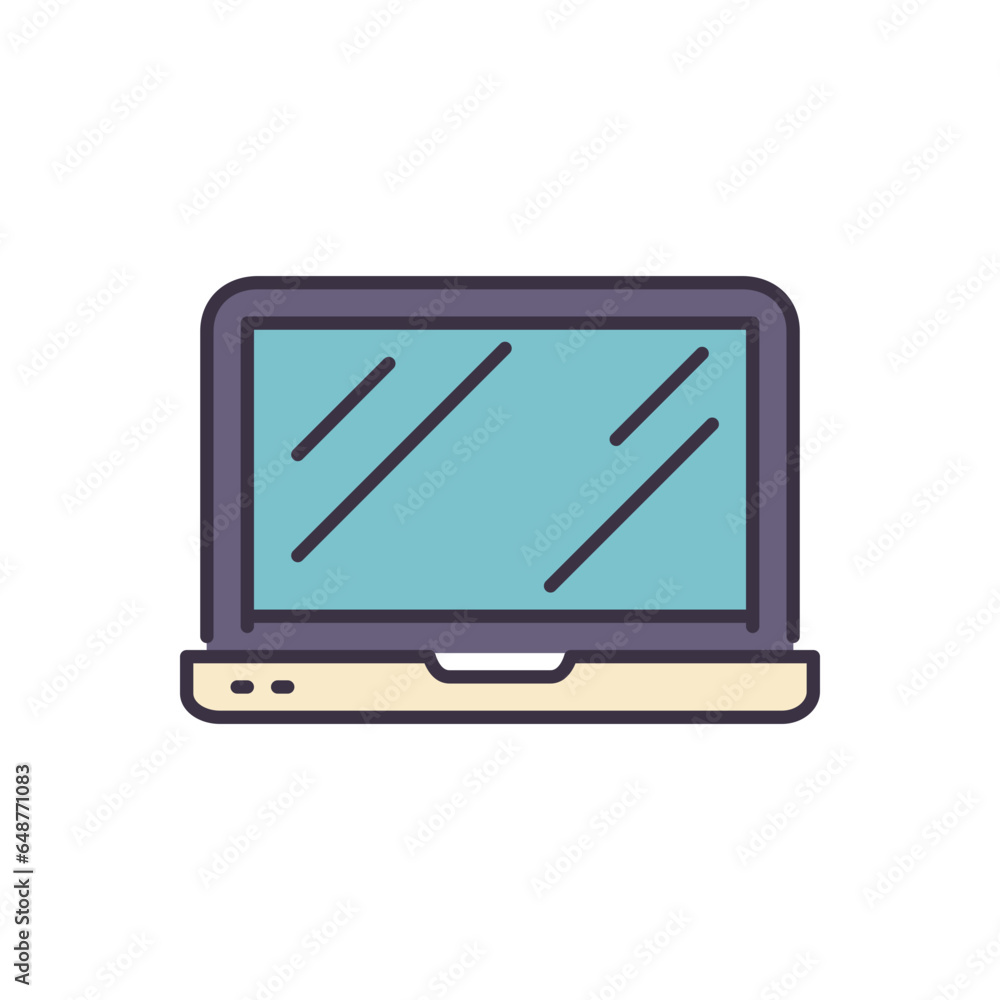 Laptop related vector icon. Isolated on white background. Vector illustration Laptop related vector icon. Isolated on white background. Vector illustration