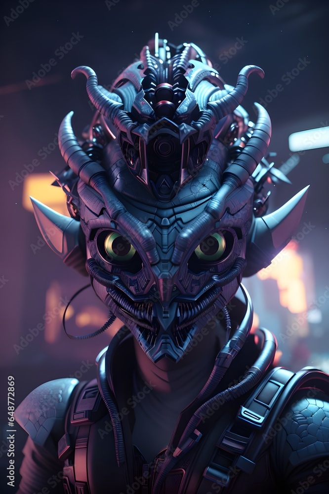 Horror Noir The Small Alien Monster - Generative AI
Horror Noir The Small Alien Monster - Generative AI