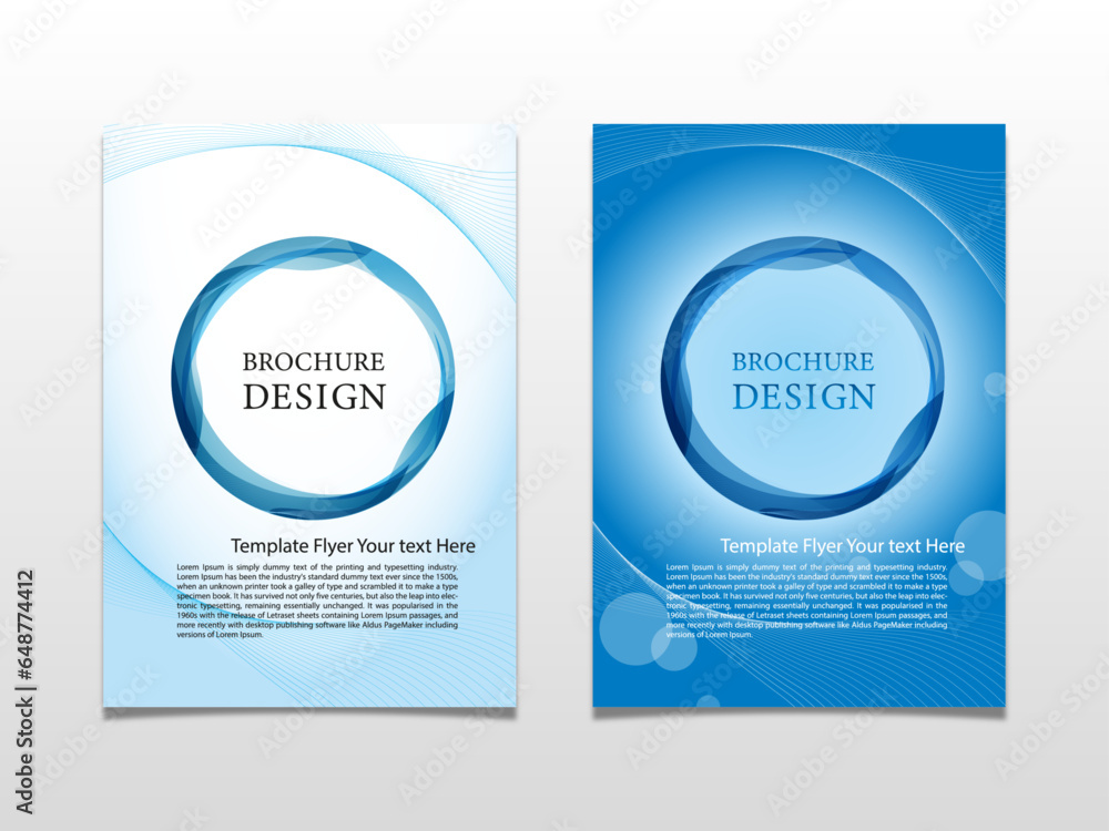 Conception de modèle de mise en page de brochure de profil de catalogue de produits, de proposition et de magazine d'entreprise créatif - obrazy, fototapety, plakaty 