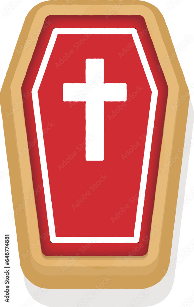 Obraz premium ハロウィンの棺桶（クッキーver.）