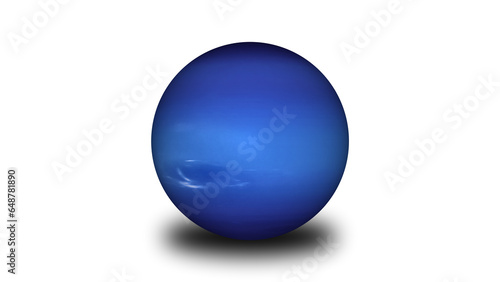 Neptune planet isolate on white background. 3Neptune planet isolate on white background. 3d rendered planetd rendered planet.