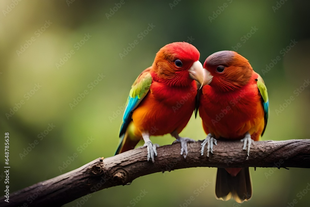 Obraz premium red and yellow macaw