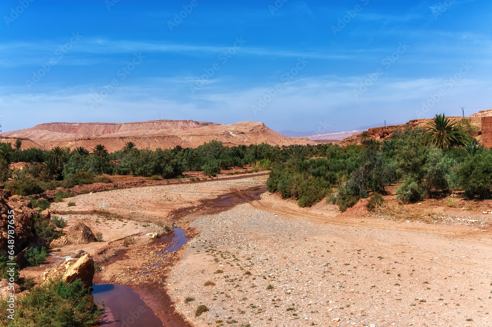 River, Ait-Benhaddou, Morocco