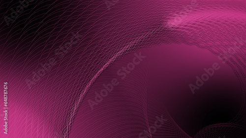 Abstract wave wireframe element background. Stylized line art wavy pattern. Curved wave line digital background.