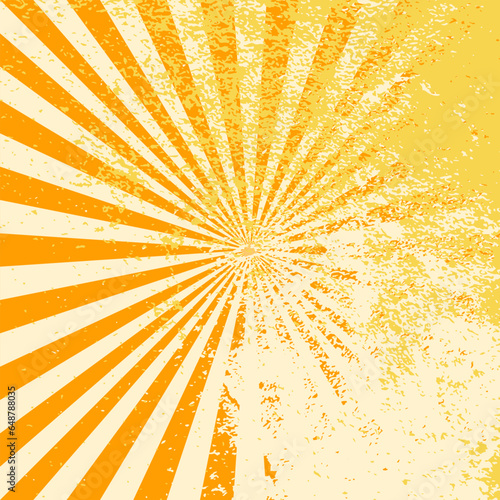 Retro grunge background. Groovy ornament. Retro groovy grunge. Orange wallpaper. 60s and 70s groovy vintage style. Grunge hipppie wallpaper. Y2k trendy style. Nostalgia for the 70s.