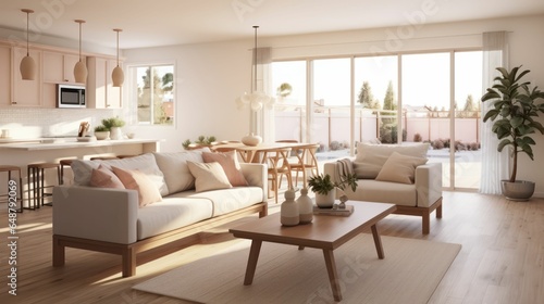 Interior Design Mockup Cozy Living Room