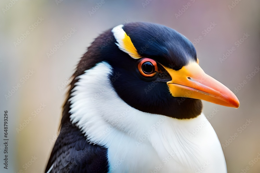 Naklejka premium atlantic puffin or puffin or puffin