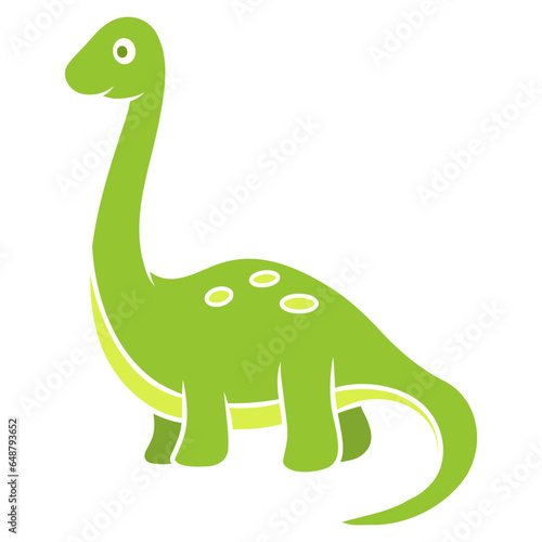 brontosaurus cartoon icon