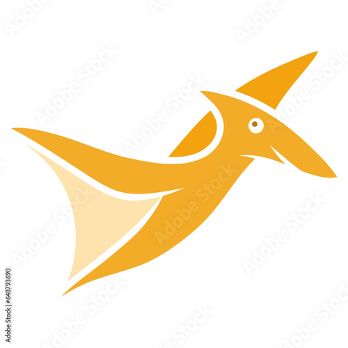 pteranodon bird cartoon icon