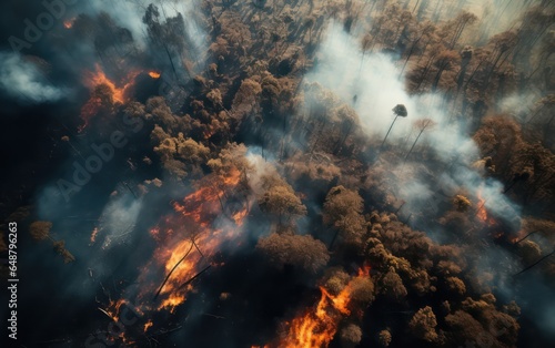 Unprecedented Blaze and a Forest Caught in Fire Disaster