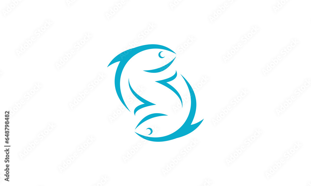 Fototapeta premium fish logo