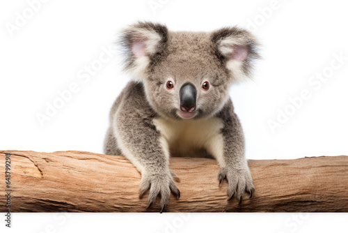 Funny koala isolated on a white background © Venka