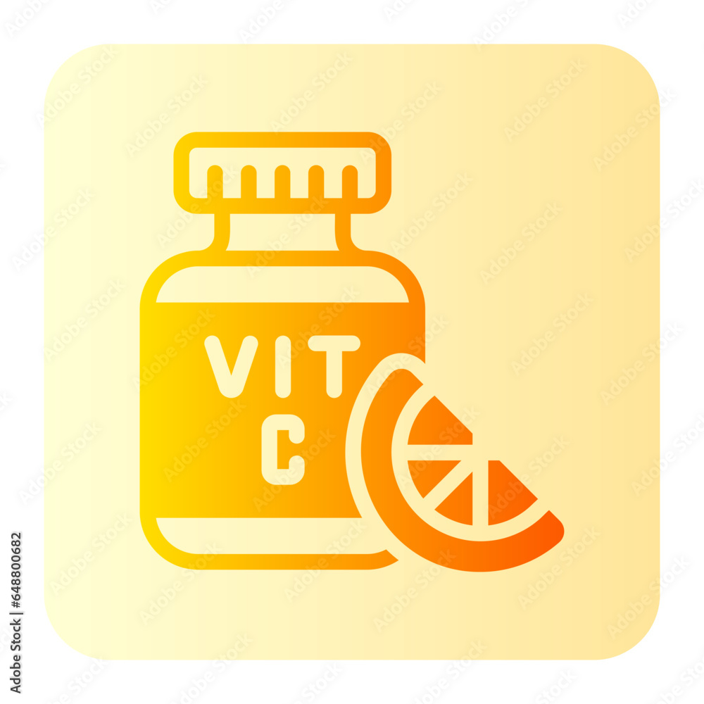 Vitamin c gradient icon Vitamin c gradient icon